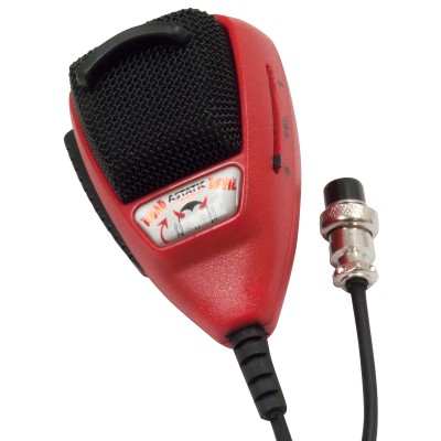 RD104ER, Astatic Road Devil CB Microphone Amplifié / 4-pin Microphone pour CB Radio sans Mic Gain